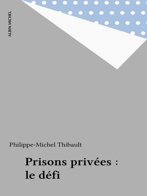 cover image of Prisons privées